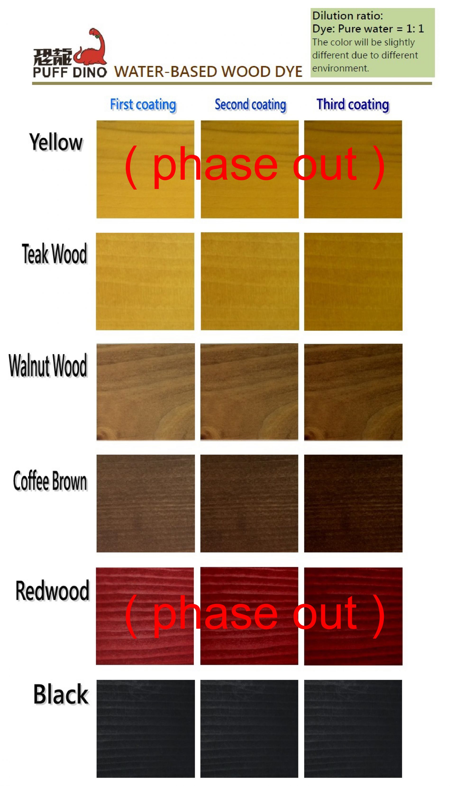 PUFF DINO Water-Based Wood Dye-DM