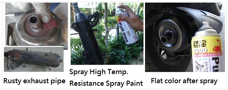 PUFFDINO High Temp. Resistance Spray Paint