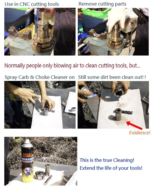 CNC Cutting tools cleaning