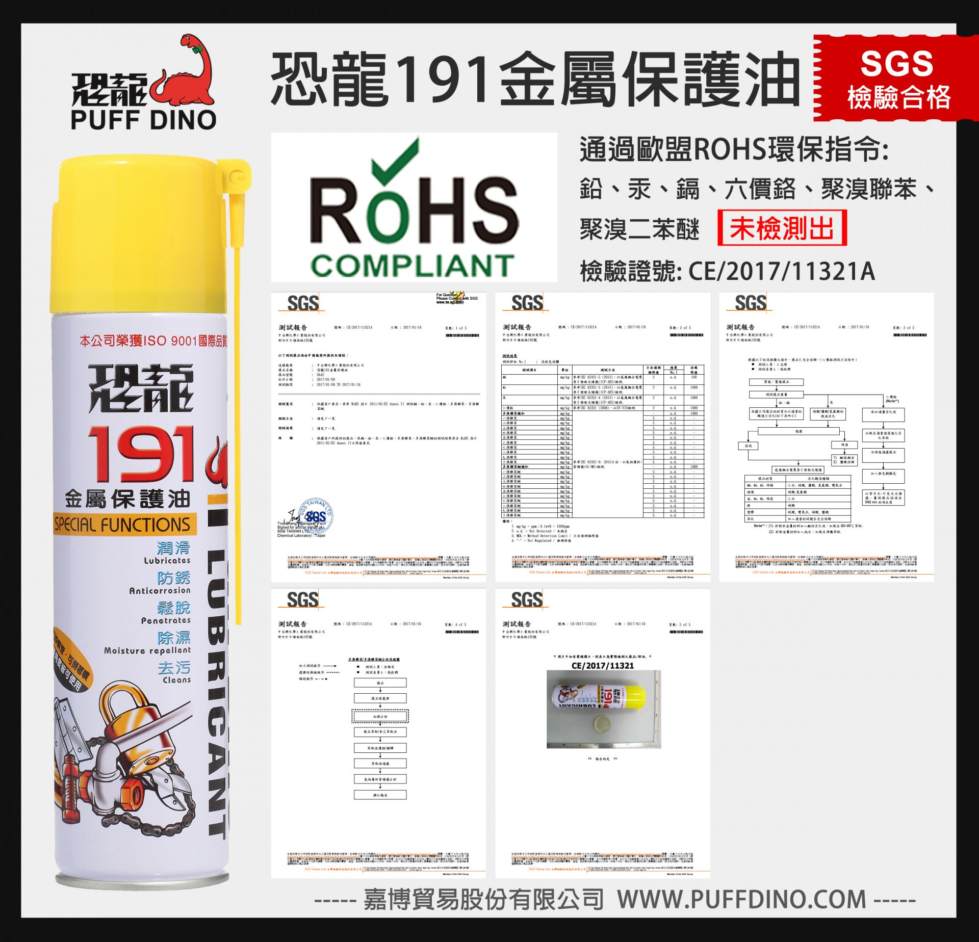 恐龍191金屬保護油-RoHS